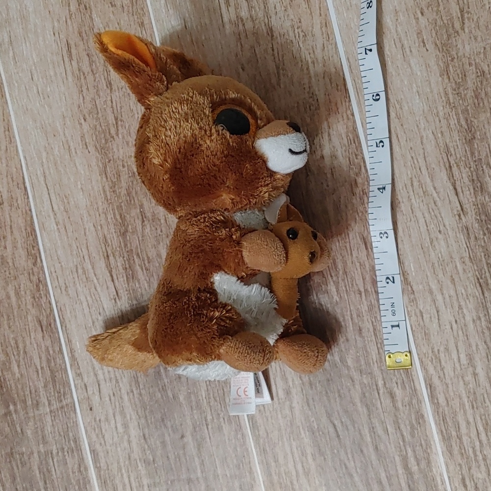 NWT KLIPPER KANGAROO AND ROO JOEY plush stuffed toy 6 in TY collectible - Picture 7 of 7